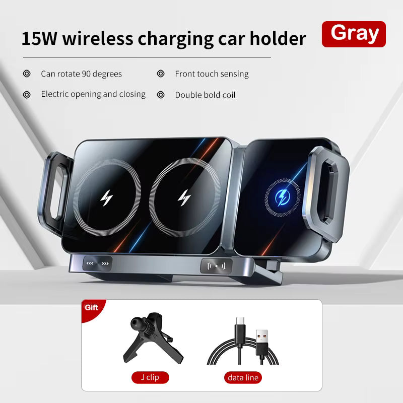 Car Charger Mount Wireless Fast